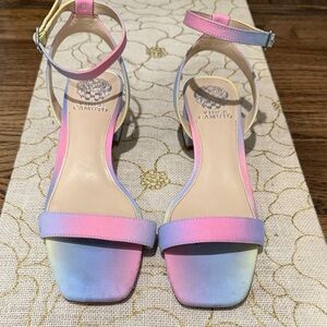 Vince Camuto Tye Deal Block Heel Sandals